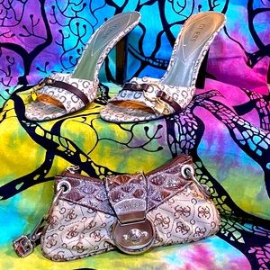Vintage Guess Shoes and Handbag set